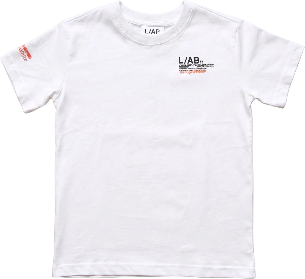 L/AB Off-White t-shirt jongens Off Active Duct Tape White - maat 176