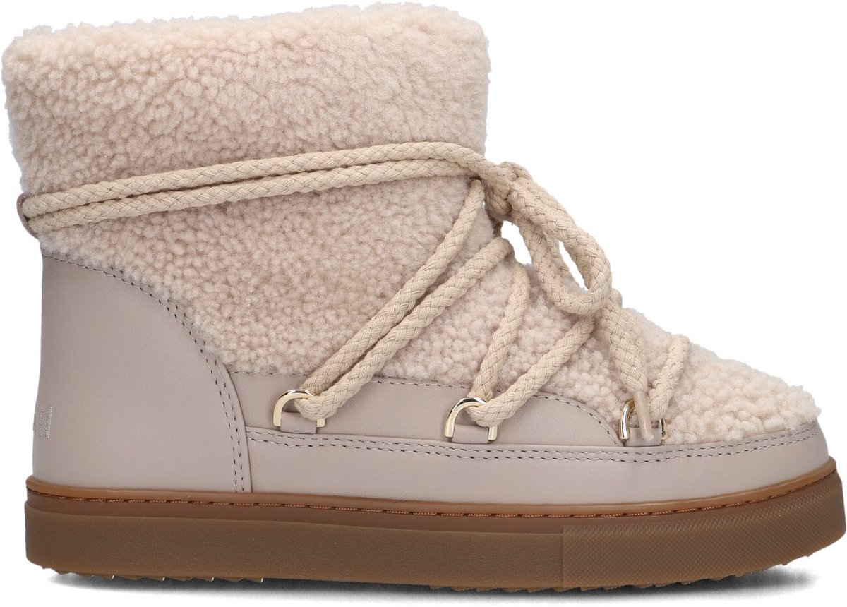 Inuikii Curly Laarzen - Textiel - Dames - Beige - Maat 38