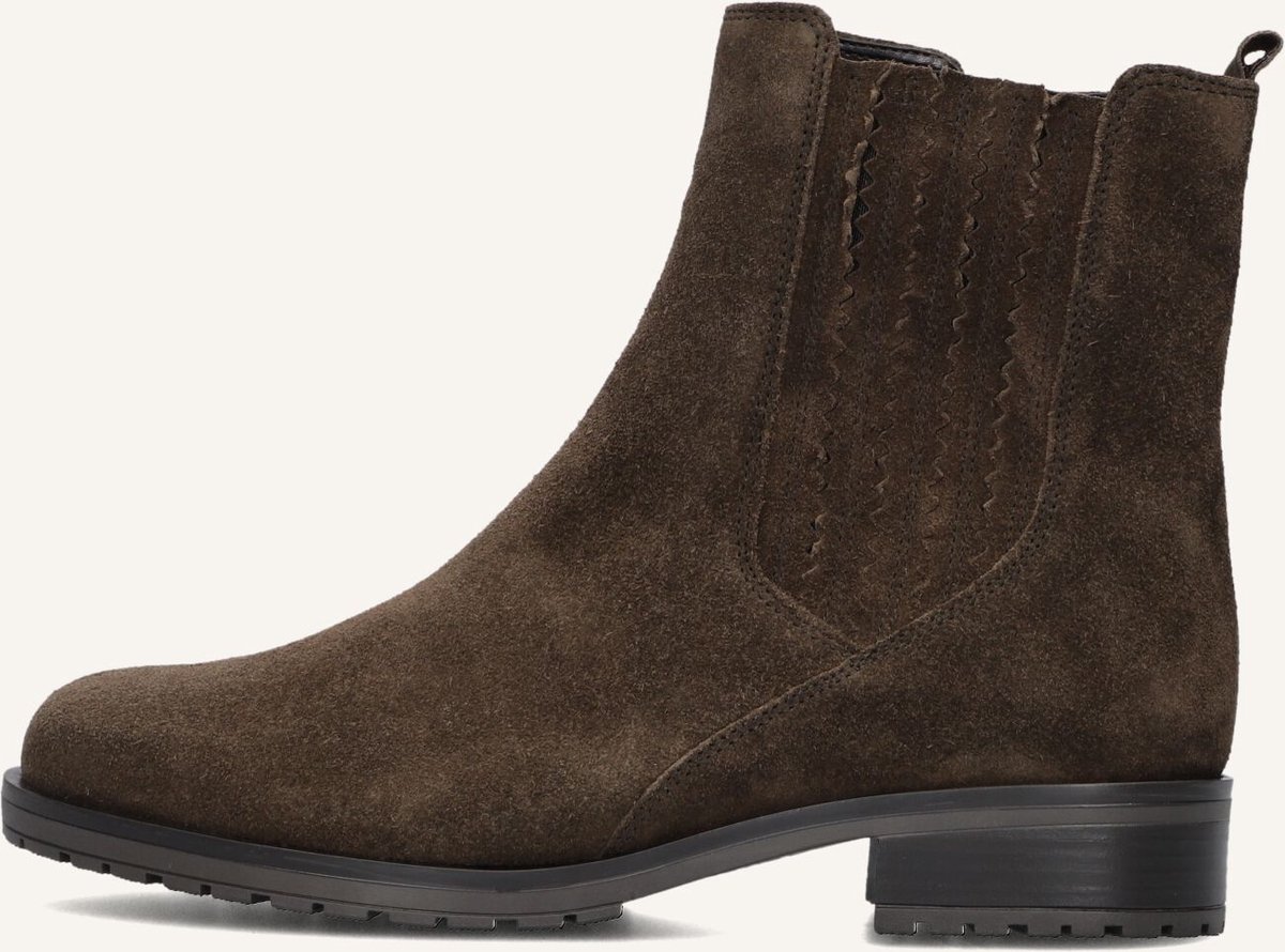 Gabor 022 Enkellaarsjes - Enkelboots met rits - Dames - Bruin - Maat 38,5