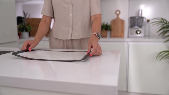 TrendyKitchen® Siliconen Bakmat - 42x30 cm - Ovenmat - Hittebestendig tot 250 graden - Duurzaam & Herbruikbaar - Antikleef - Bakpapier alternatief - Bruin