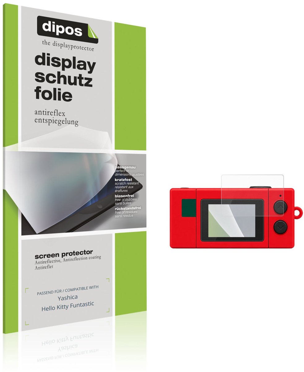 dipos – 4x Matte Beschermfolie geschikt voor Yashica Hello Kitty Funtastic | Krasbestendige & antireflecterende Screenprotector Ultra-Thin