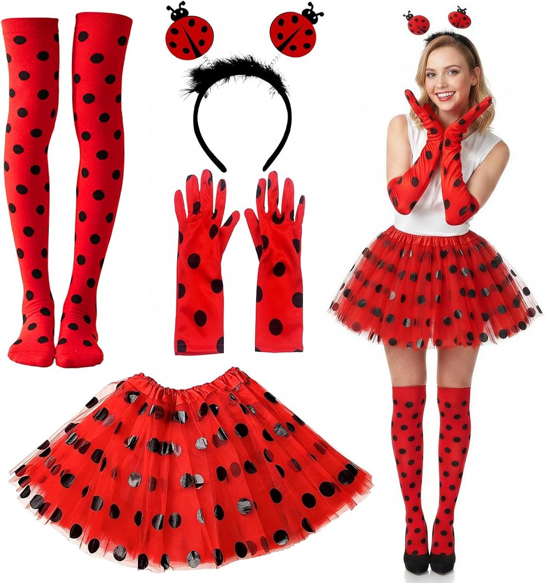 Vleugels voor Feestkostuum voor Dames - Fantasie Accessoire Set voor Carnaval en Halloween