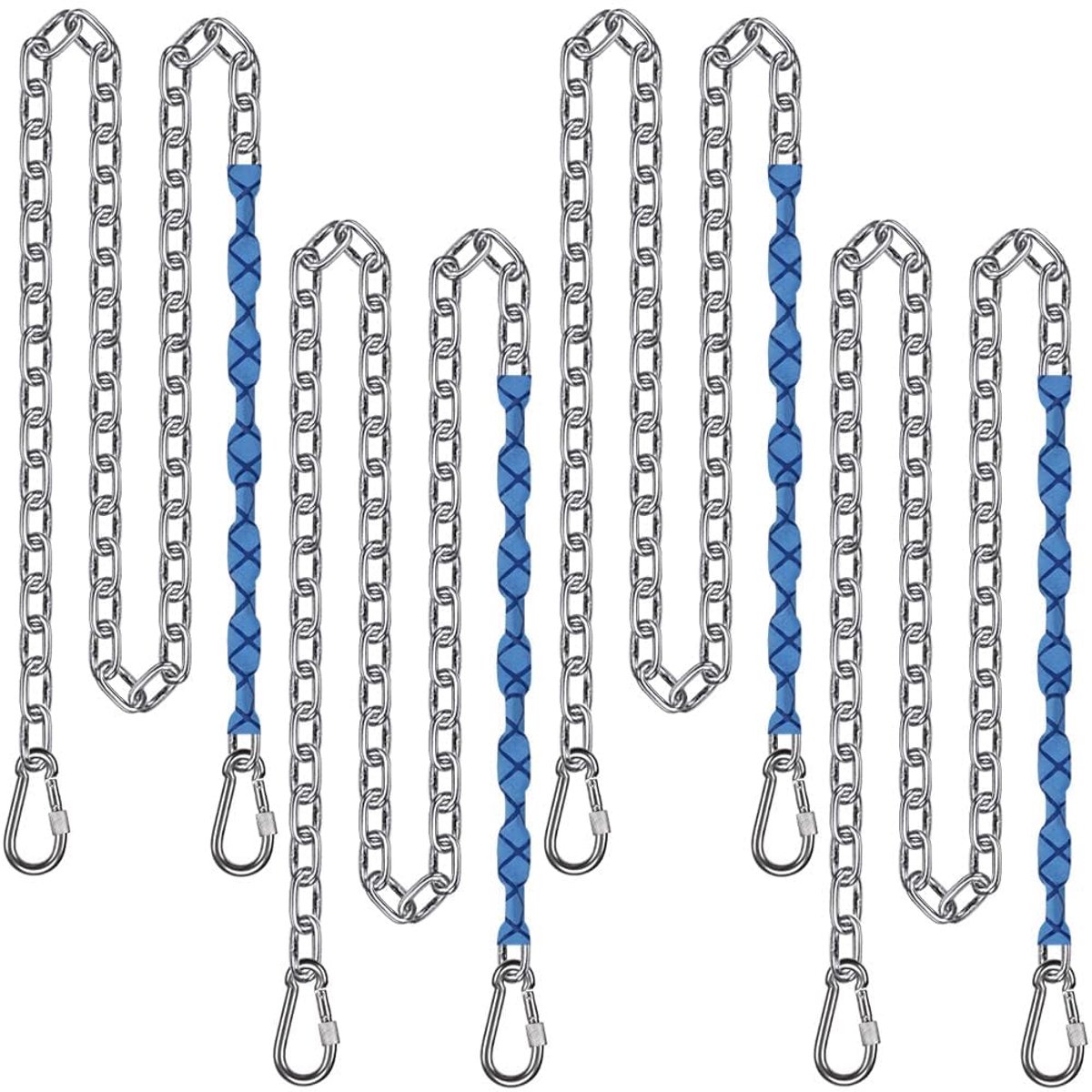 Schommelkettingen - Verlengketting voor hangstoel en bokszak - 220 cm - 4 stuks