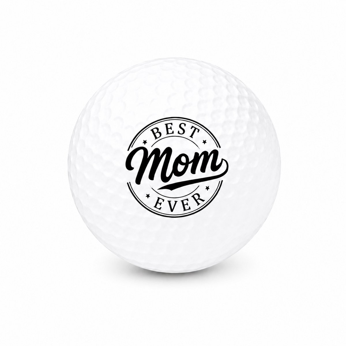 Golfballen Best Mom Ever - Moederdag Golf Cadeau - 2 stuks - Wilson - Bedrukte Golfballen