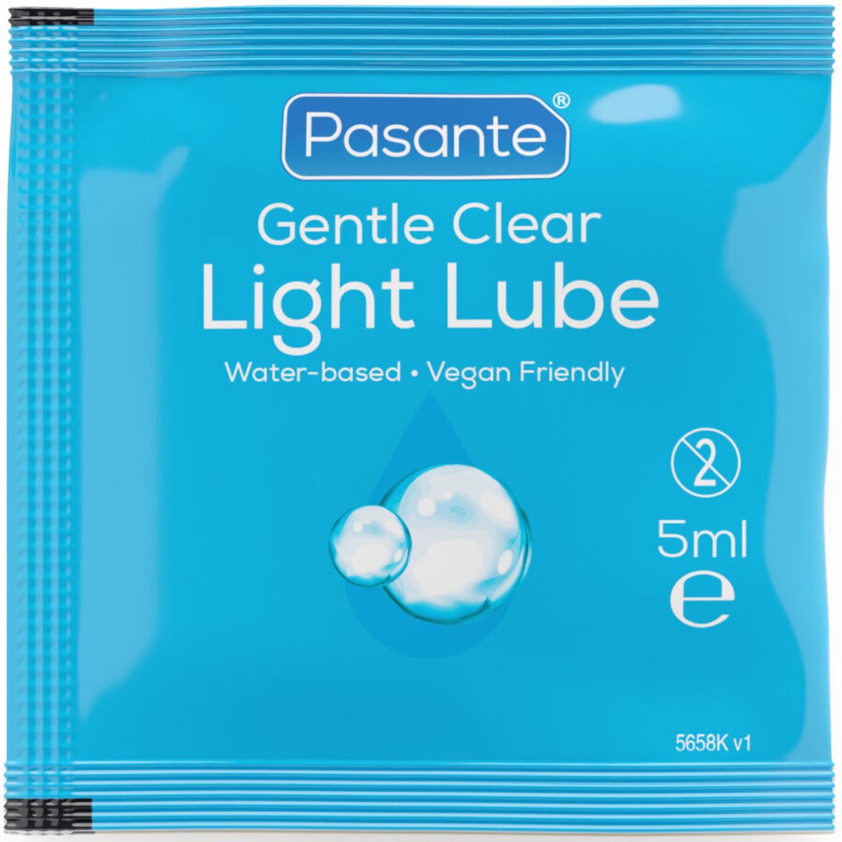 Light Water-Based Lubricant Sachets
