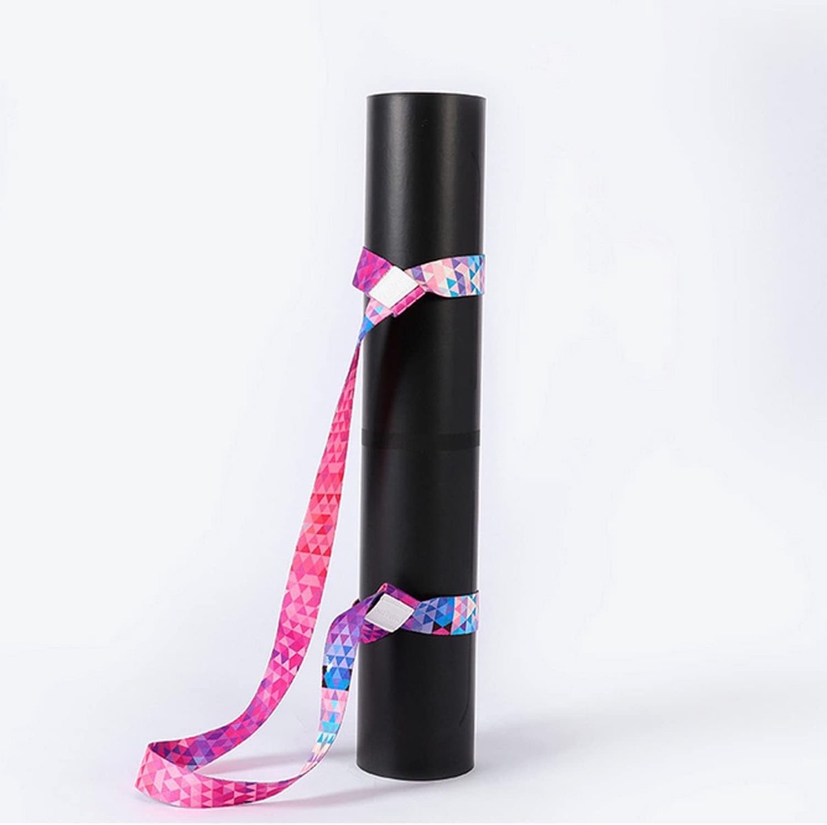 Yogamatriem - Zwart - Verstelbare Draagriem van Nylon - Voor Yogamatten en Pilates