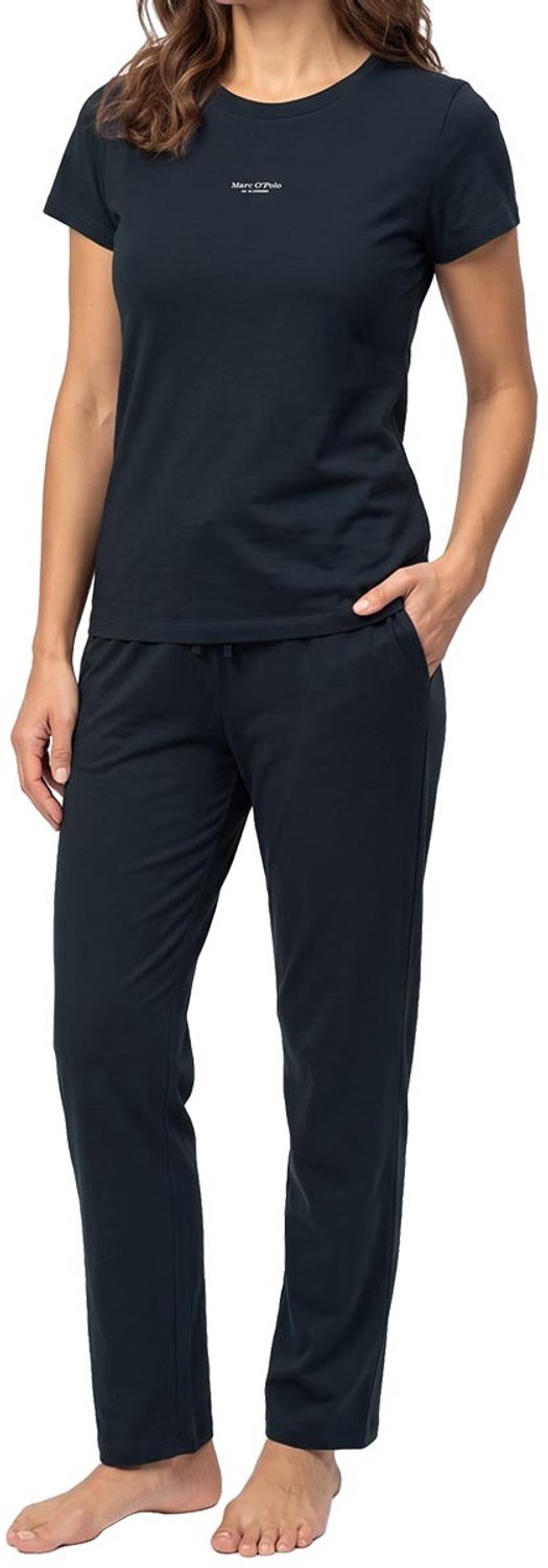 Marc O'Polo Dames pyjama Cotton donkerblauw