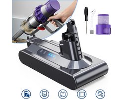 Vervangende Accu Voor Dyson V10 - 25,2v-Accu Compatibel Met Absolute Animal Motorhead-Stofzuiger - Vervangende Accu Van 6000mah