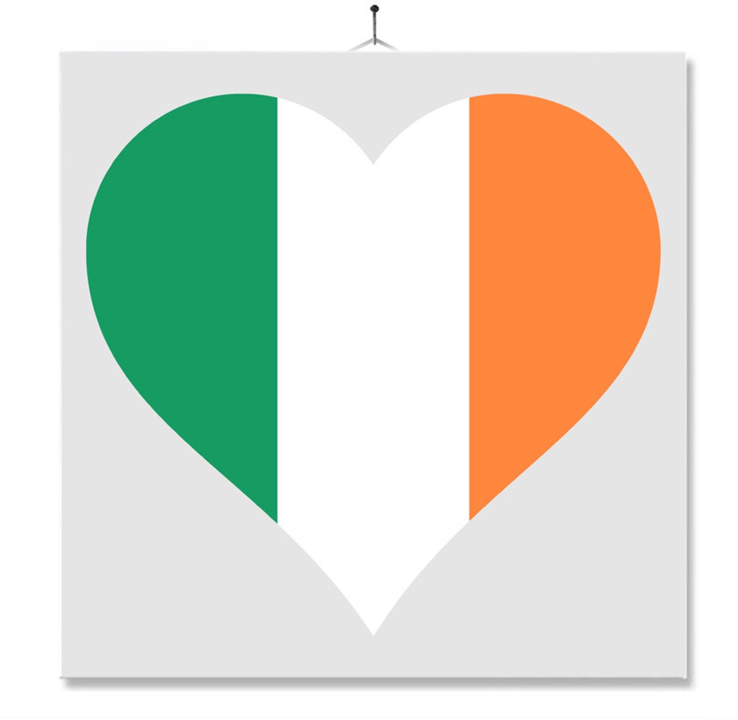 MC Living Tegel Met Opdruk | Hart | Vlag | Ierland Multi-Color