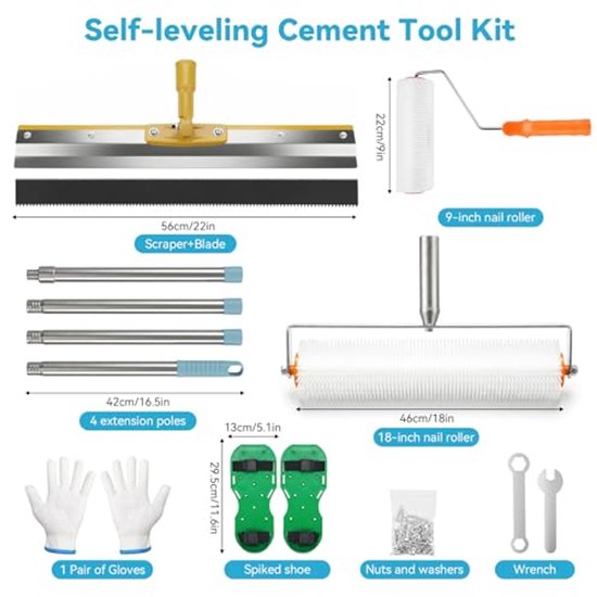 Grondverbeteraar - Prickle Roller Leveling Agent - Groen — afbeelding 2