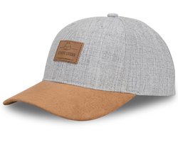 Baseballcap - Stijlvol en Verstelbaar - Grijs/Bruin
