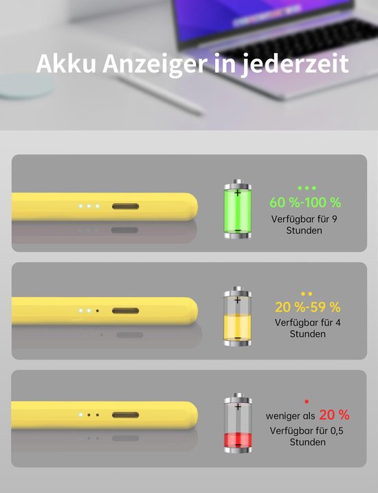 iPad Pen met Snelle Oplading en Palm Rejection — afbeelding 2