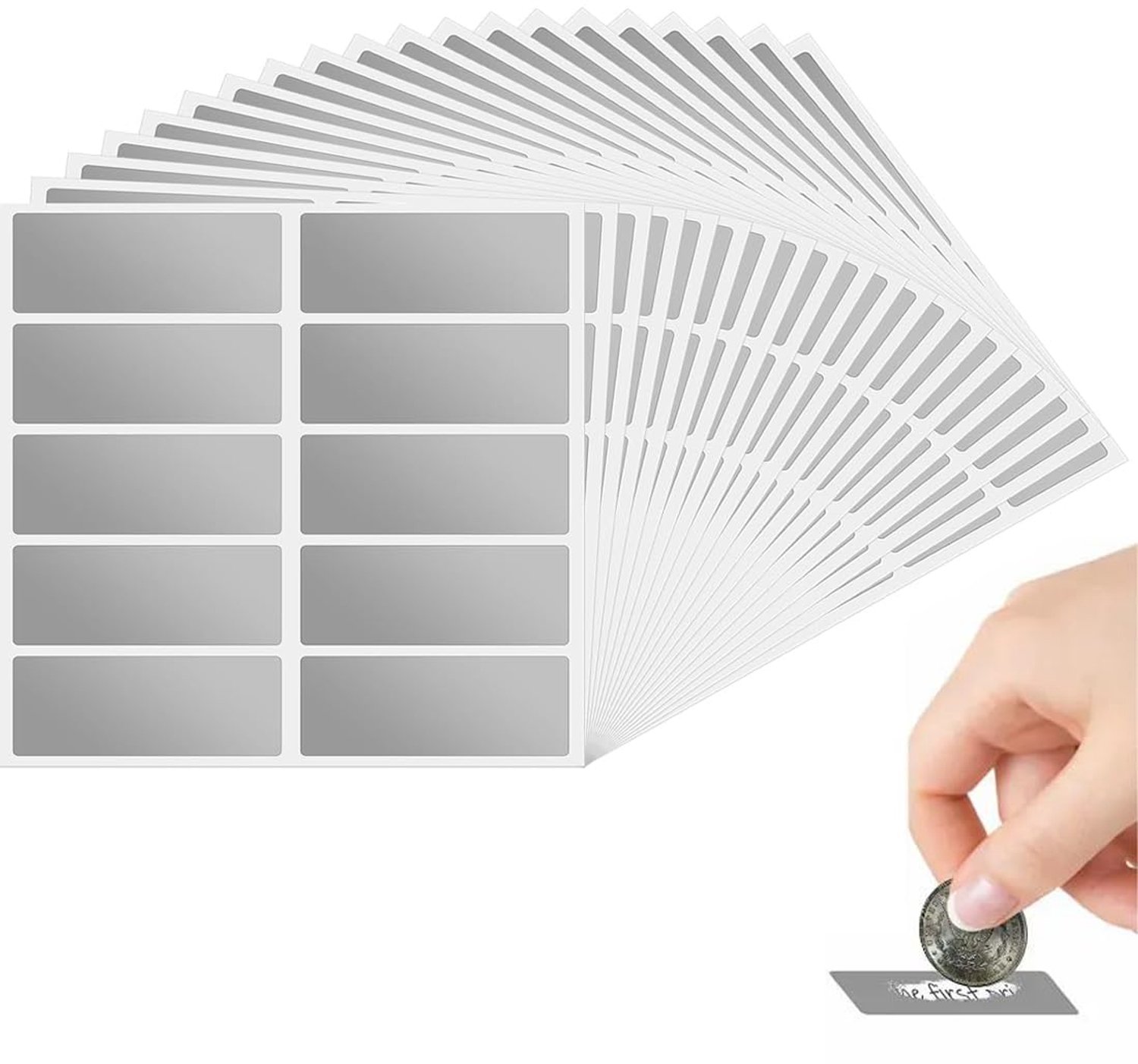 Set van 20 Krasstickers voor Creatieve Projecten