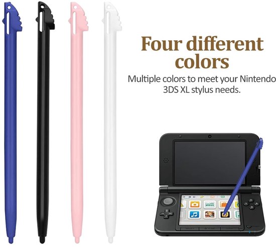 Set van 4 Stylus Pennen voor Nintendo 3DS XL — afbeelding 3
