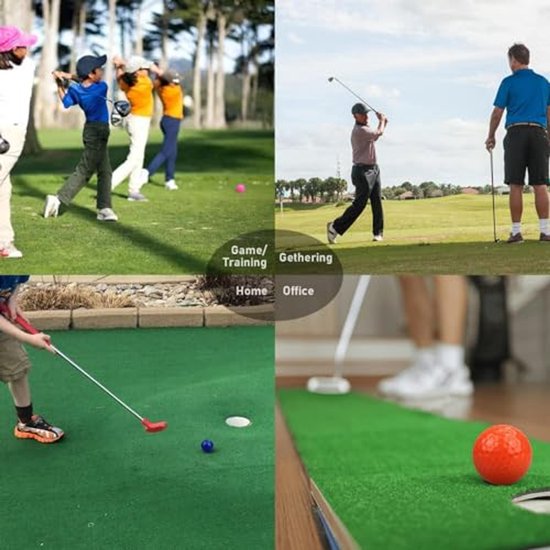 Set van 6 Kleurrijke Golfballen voor Beginners en Professionals — afbeelding 4