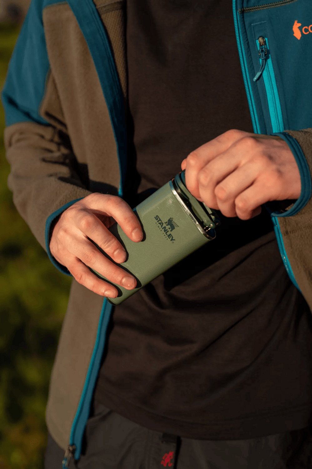Stanley Classic Wide Mouth Flask 0.23L - BPA-Vrije Heupfles - Roestvrijstalen Zakflacon - Makkelijk Te Vullen, Drinken En Reinigen - Vaatwasserbestendig - Hammertone Green – foto 7
