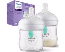 PHILIPS AVENT - Babyfles - Babyflesje - Babyfles 125ml - Natural Responsive - AirFree - Anti-koliek - 2 stuks