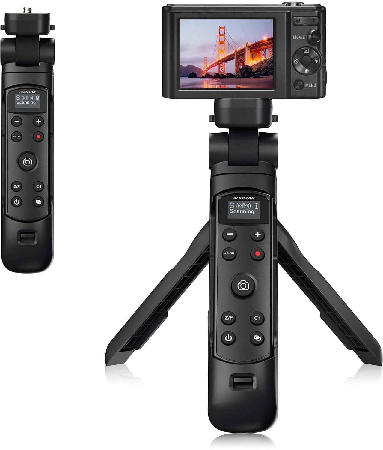 Draadloze Camera Tripod met Oplaadbare Opnamehendel