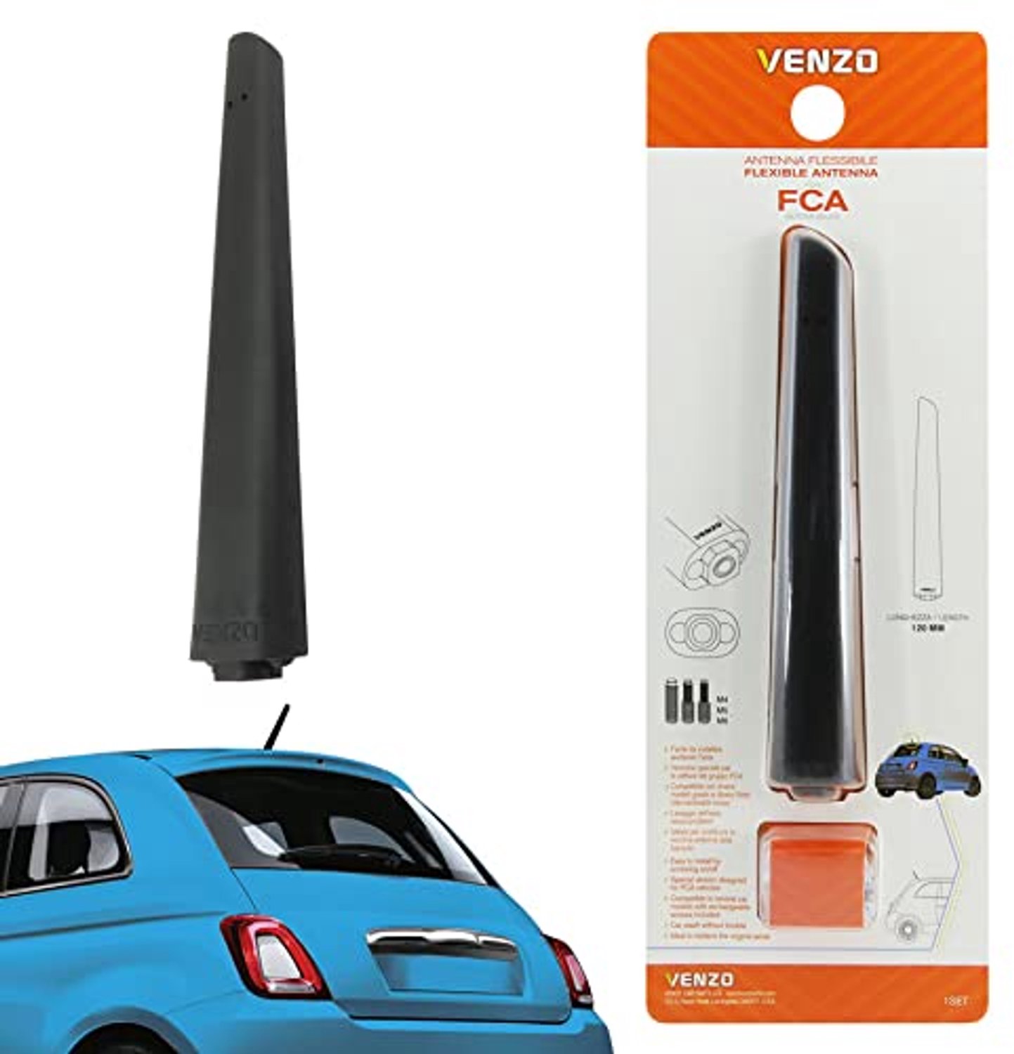 Flexibele Rubber Antenne 120 mm