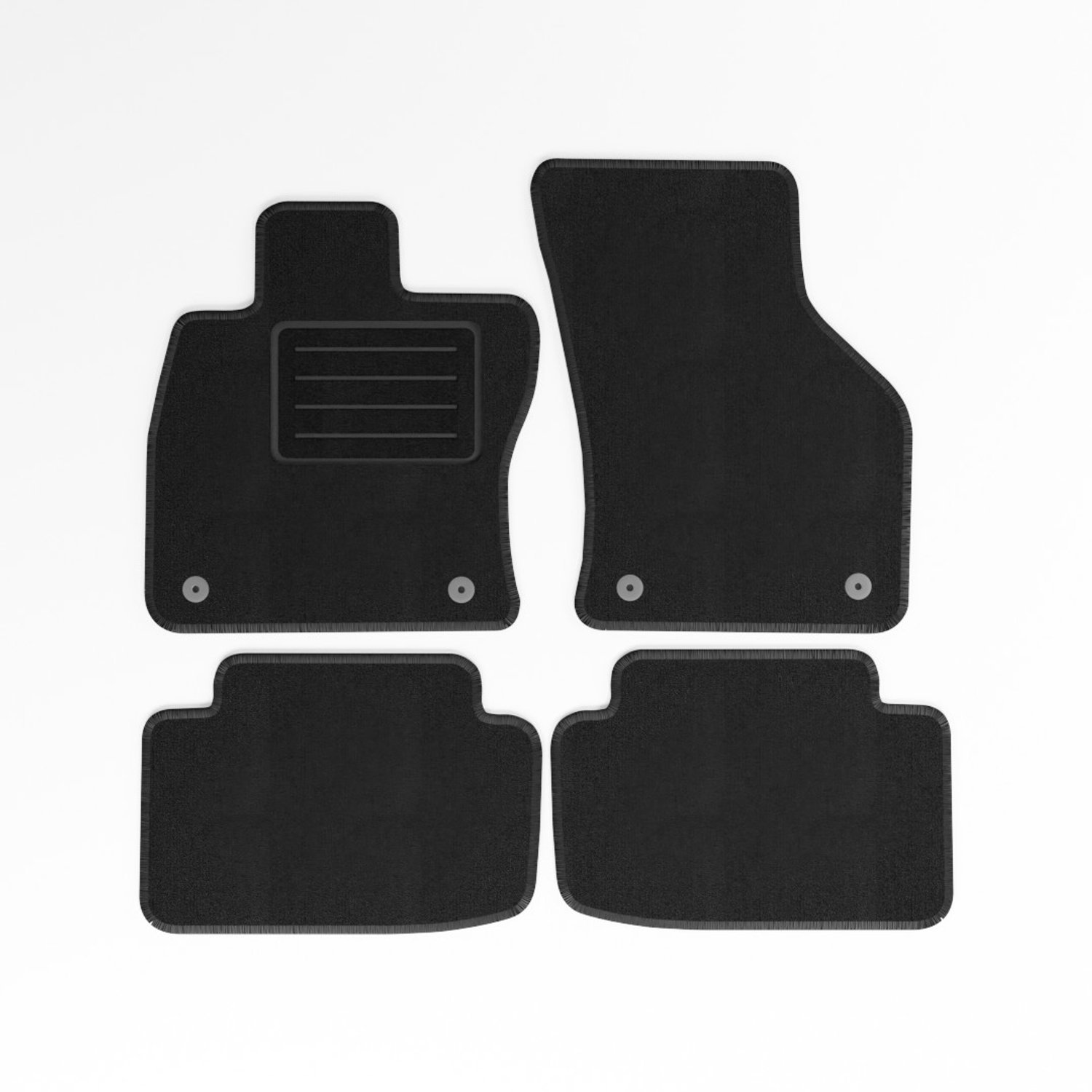 Mats4all | Naaldvilt automatten passend voor Skoda Octavia 2013-2020 | Antislip | Met versterking | 4-delig | Automatten | Mattenset