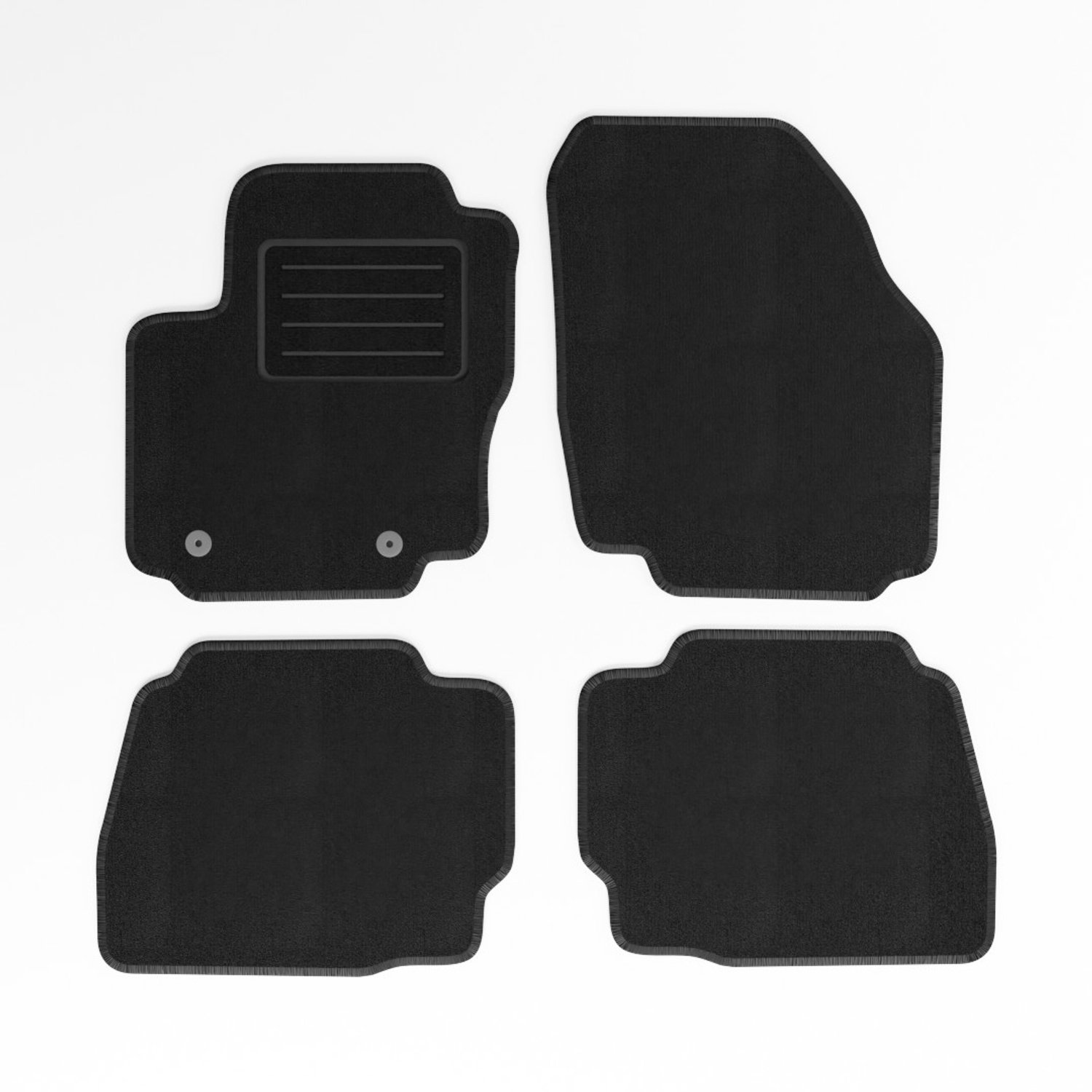 Mats4all | Naaldvilt automatten passend voor Ford Mondeo 2007-2013 | Antislip | Met versterking | 4-delig | Automatten | Mattenset