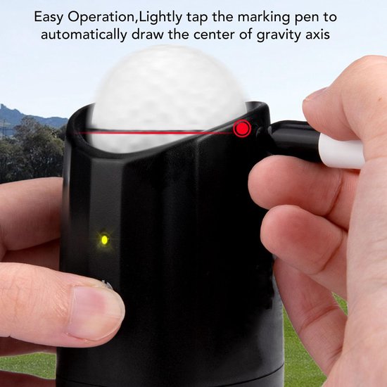 Golfbalmarker Automatische Zwaartekrachtmarkering - Elektronische Uitlijningsmarkeringstool - Compact en Draagbaar - Verbeterde Prestaties - Stevig PP-Materiaal - Golfaccessoire — afbeelding 3