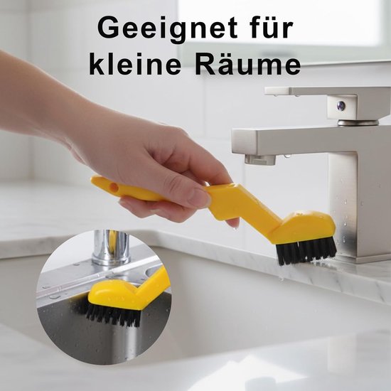 Voegenreinigers 4-delig - Harde borstels - Voor tegelvoegen en badkamer - Effectieve reiniging - ServiceTopper — afbeelding 4