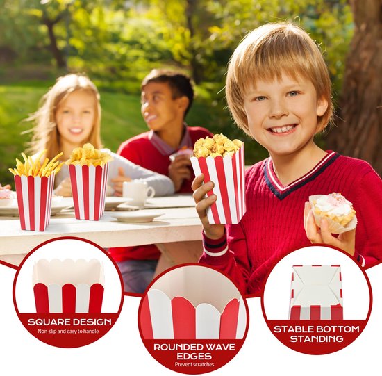 30 Stuks Popcorn Dozen voor Feestelijke Snacks — afbeelding 5