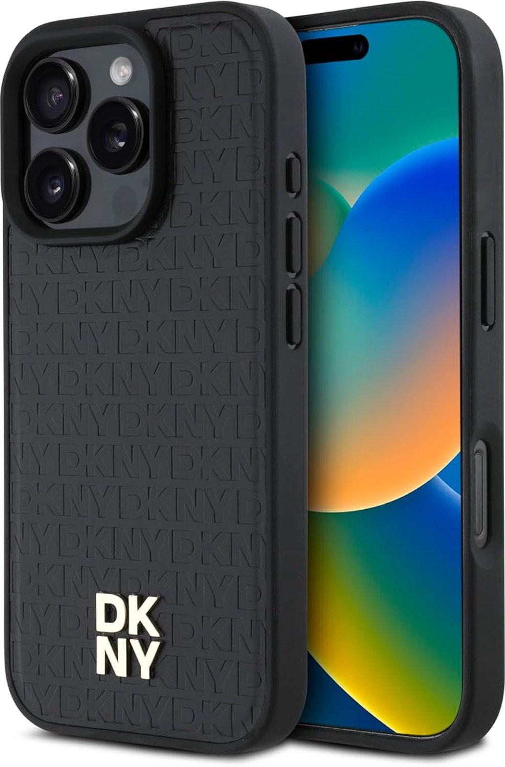 Elegante PU Leren Hoes voor iPhone 16 Pro/Pro Max met Logo