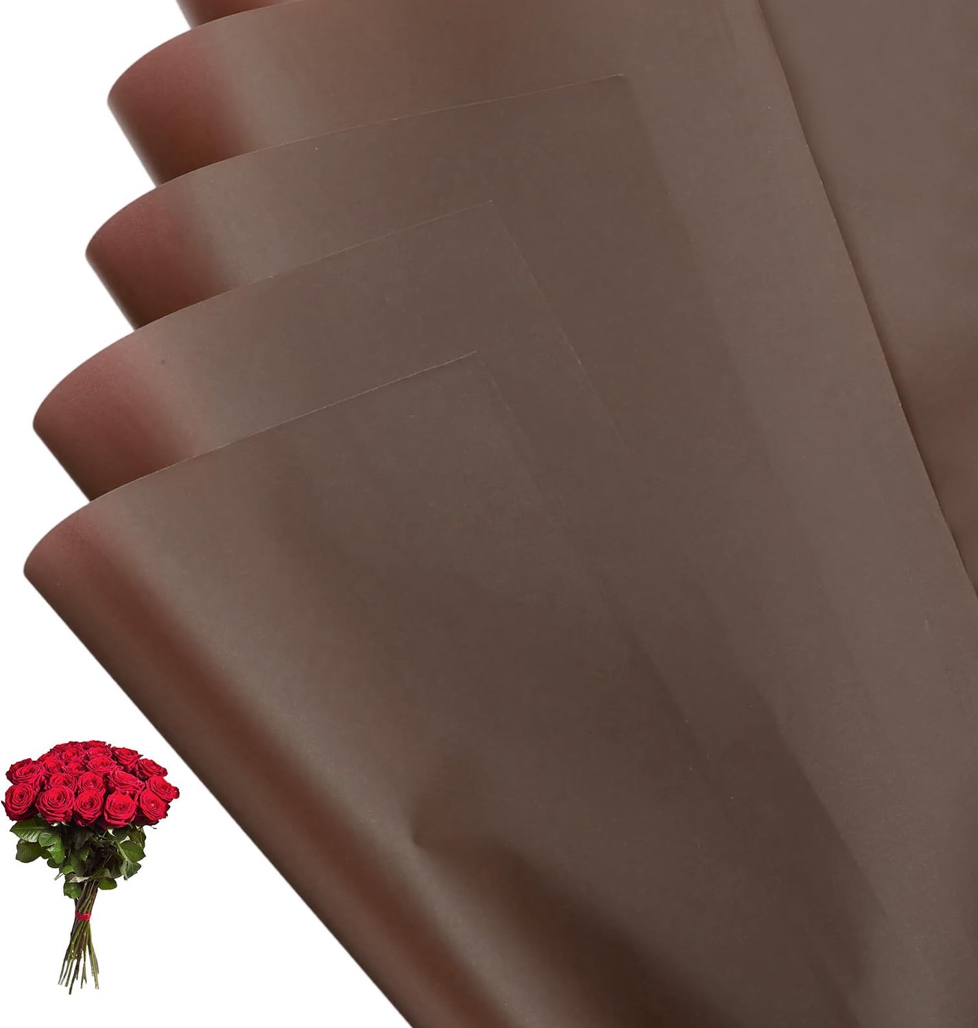 20 Vellen Effen Cadeaupapier voor Bloemen