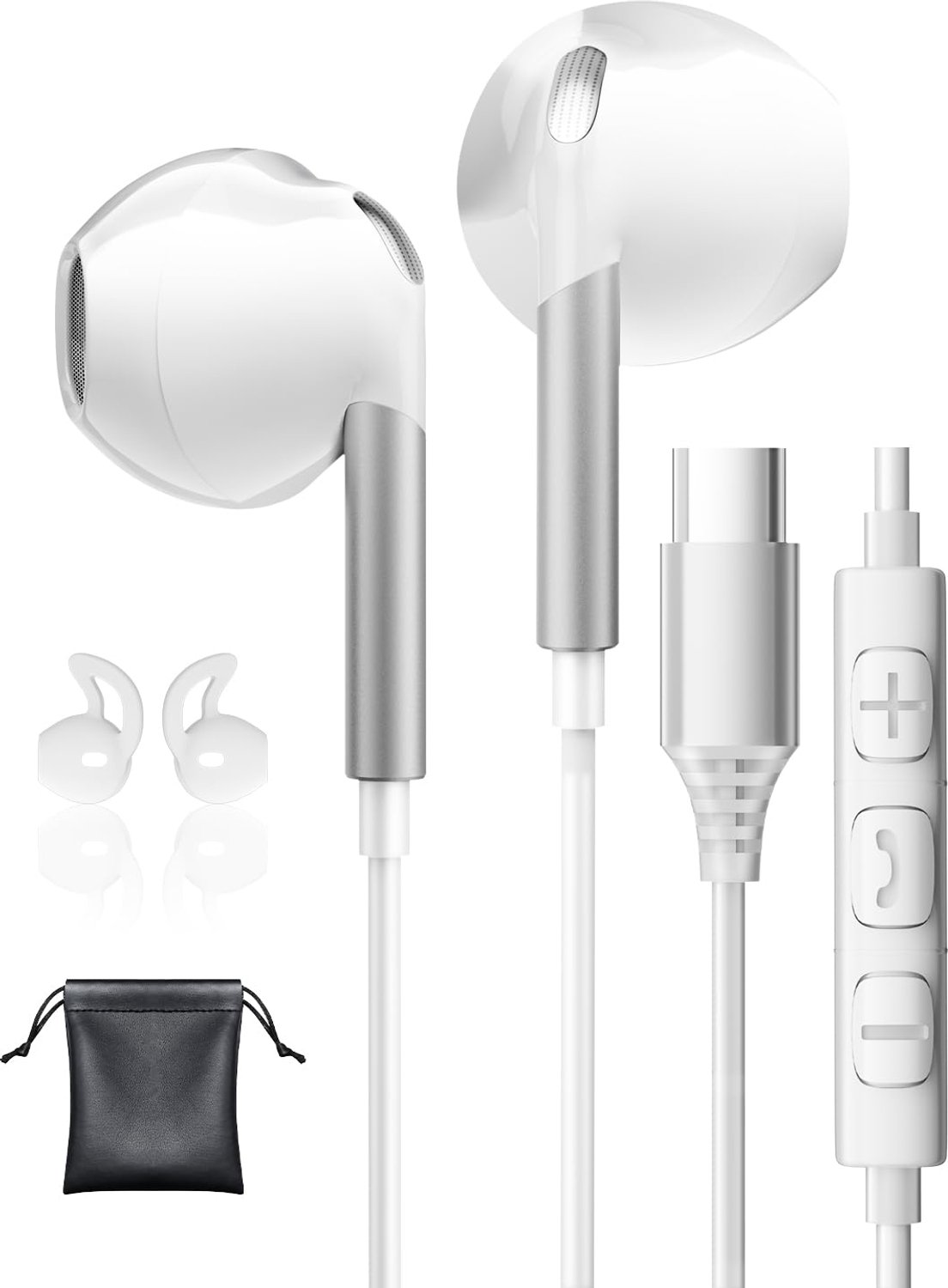 USB C Koptelefoon met Afstandsbediening