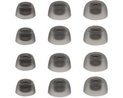 siliconen oordopjes - vervangende oordopjes - comfortabel gebruik - grijs - in-ear tips - perfect voor Jabra Elite 75t 65t Active Sport E...
