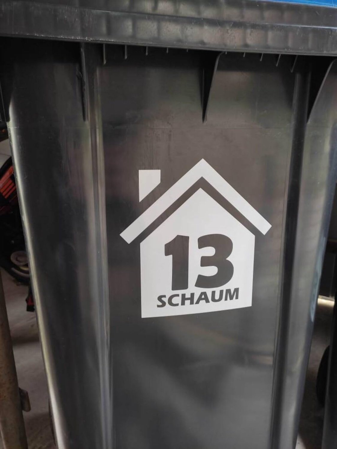 Persoonlijke Sticker voor Afvalbak