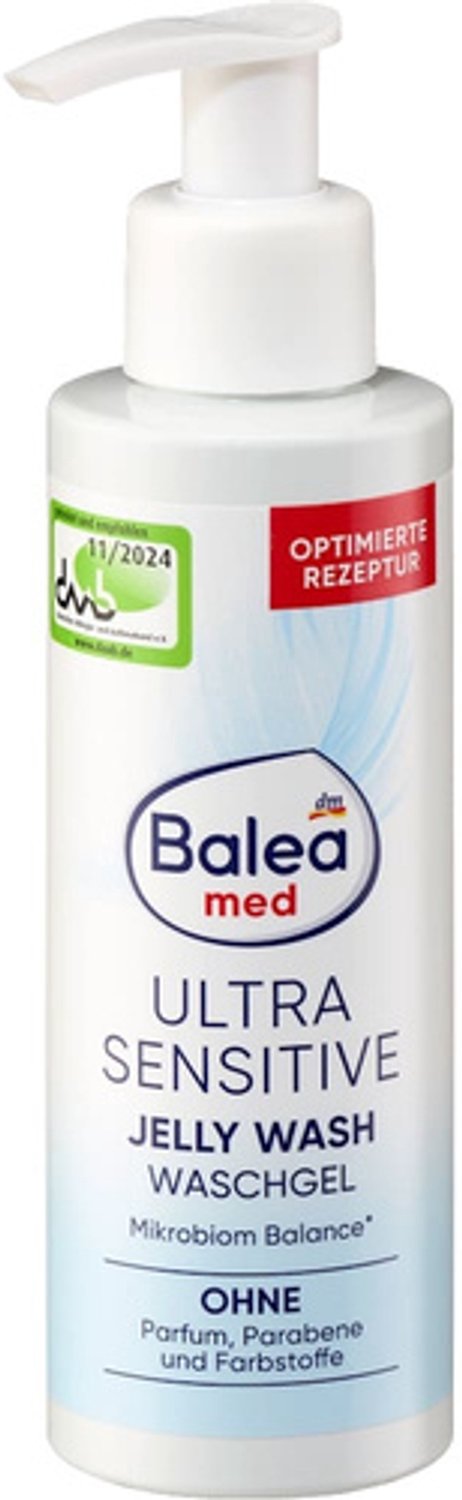 Balea med reinigingsgel Jelly Wash Ultra Sensitive, 150 ml