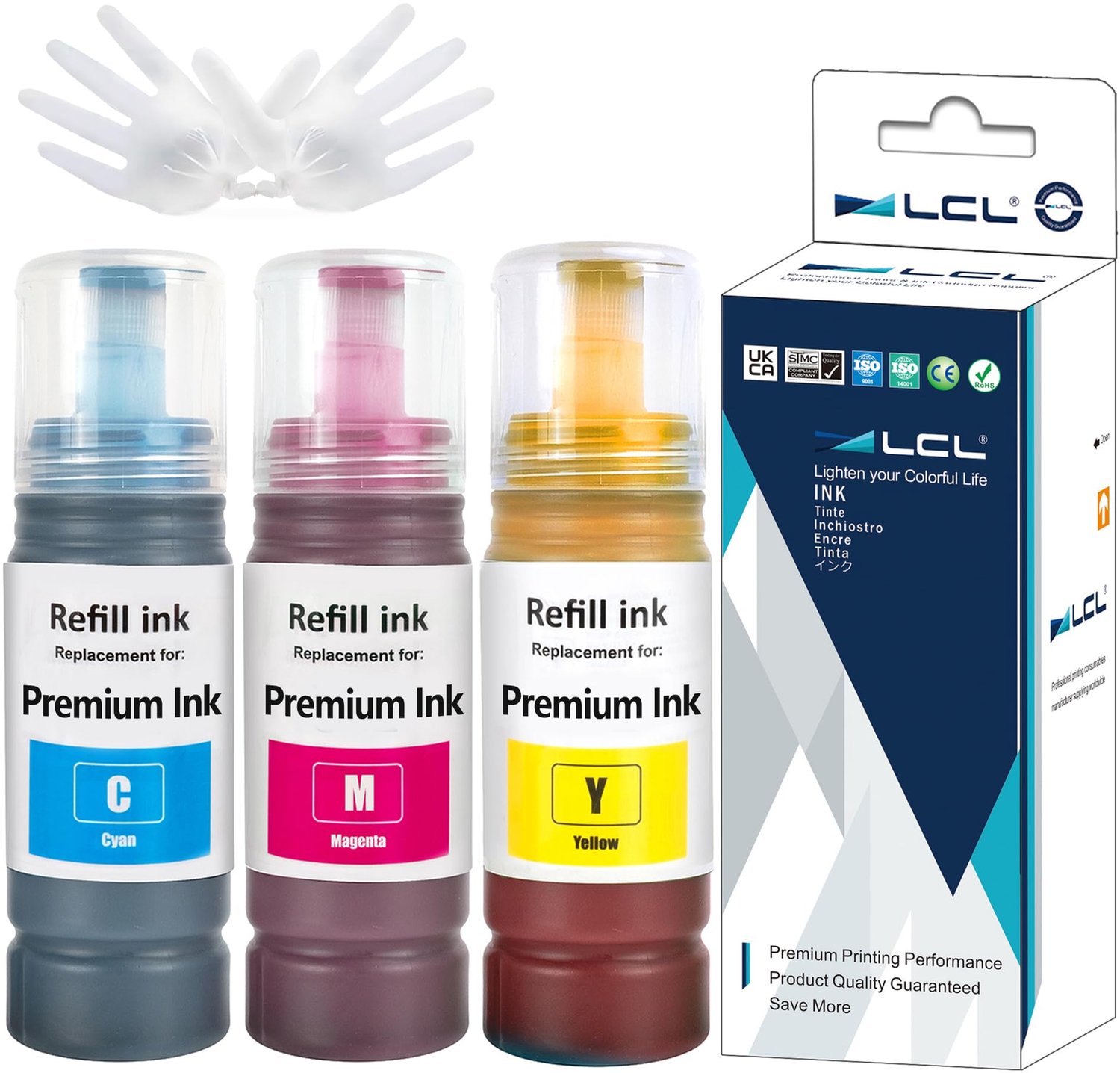 Inktflessenset 3-pack - CMY voor EcoTank