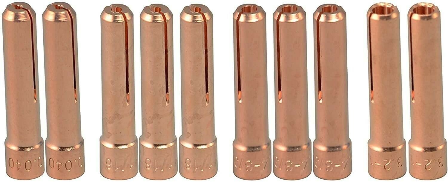 TIG Stubby Collet 10N25S voor WP 17 18 26 TIG Lasbranders 10pk