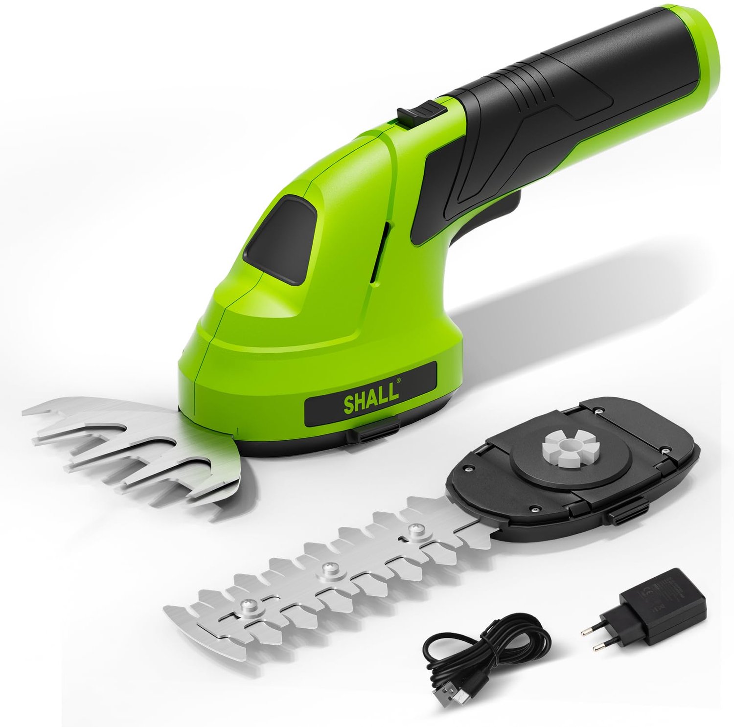 Draadloze Heggen- en Gras Snoeischaar met 7.2V Accu