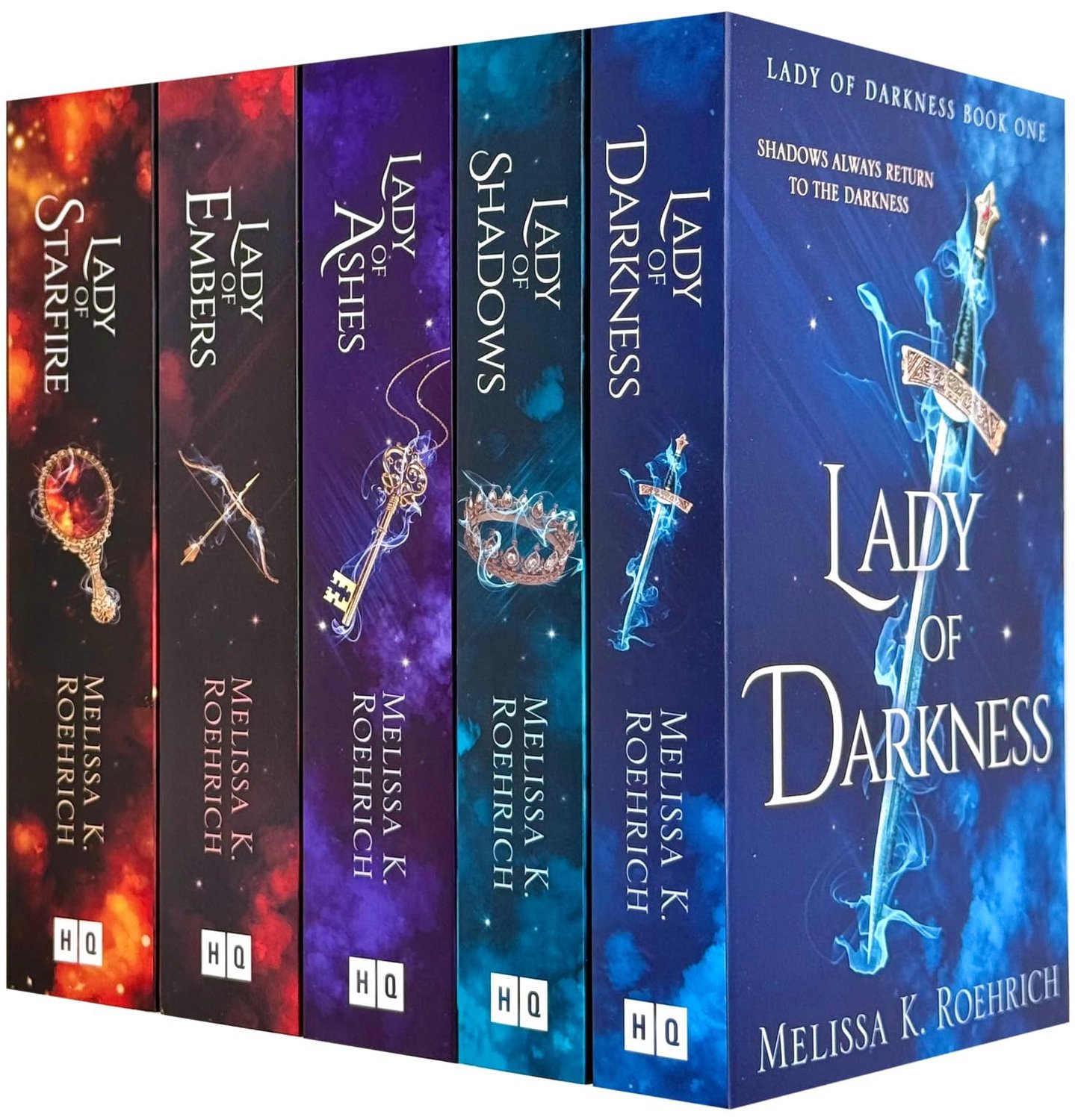 Boeken Set van 5 - Lady of Darkness Serie