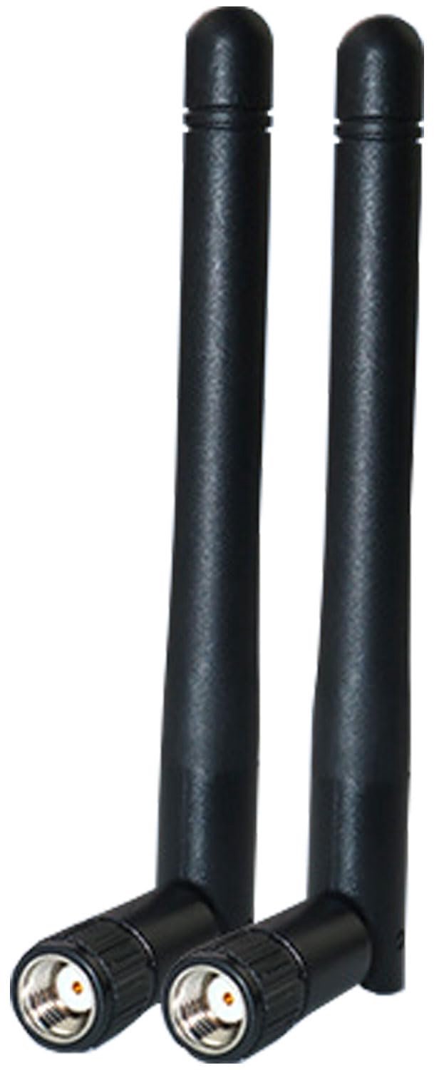 2 Pack WiFi Antenne 2.4G/3G/4G met RP-SMA Male Connector