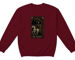 Tarot Sweater – THE CHARIOT – Mystiek Outfit – Unisex Sweater voor Dames & Heren – Origineel Cadeau