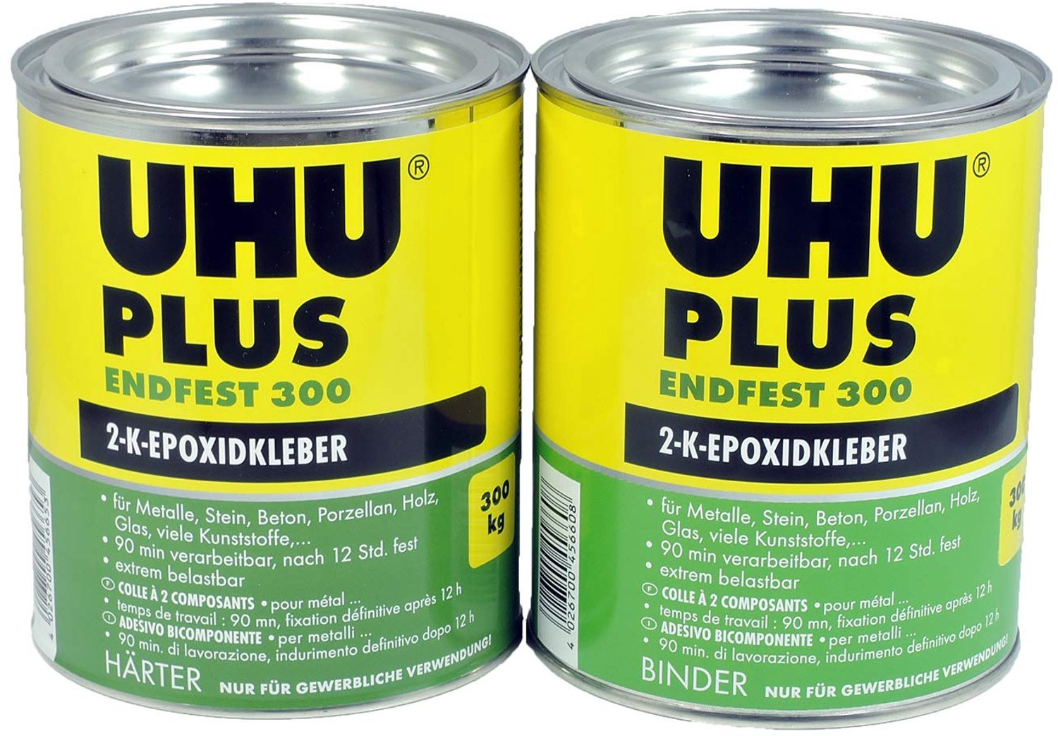2-K Epoxyhars Lijm - 925 g + 740 g Hardener - Hittebestendig