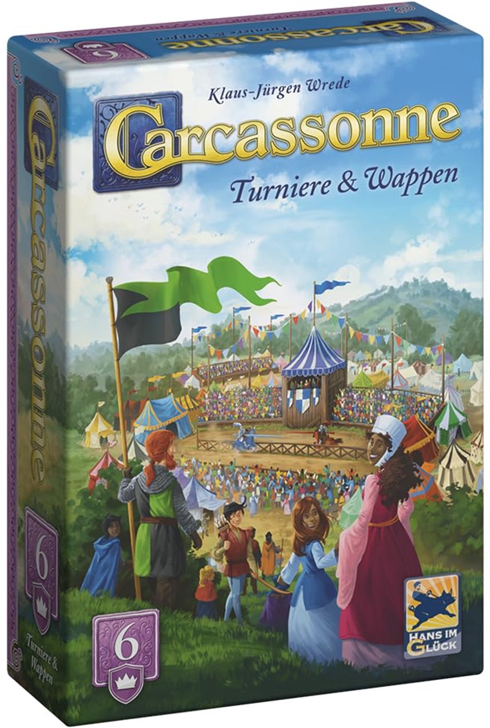 Carcassonne Uitbreiding Tournaments en Wapens