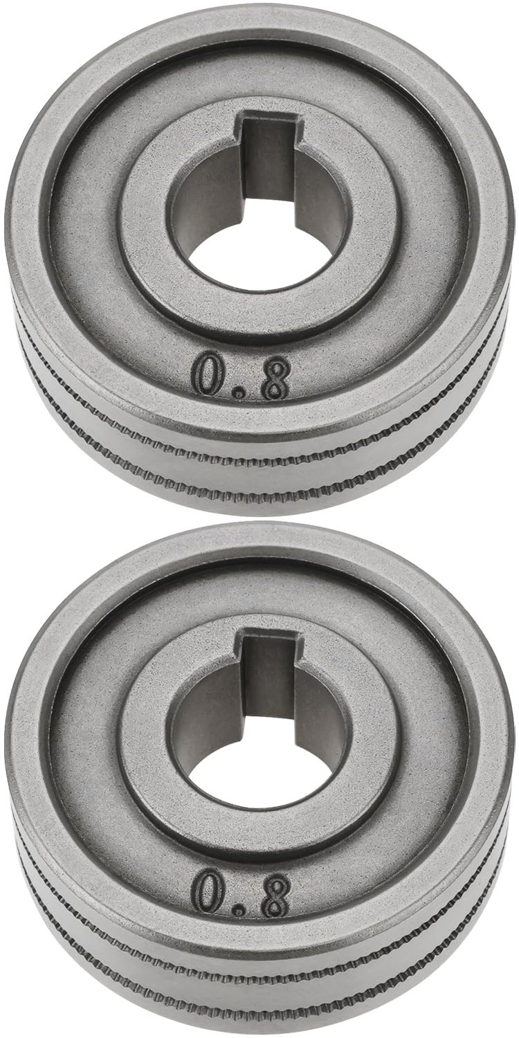 Aandrijfrollen 30 mm - Gekartelde Groef - Staal - 2 Stuks - Compatibel met MAG/MIG - Soepele Antislip Voeding - Lasrol
