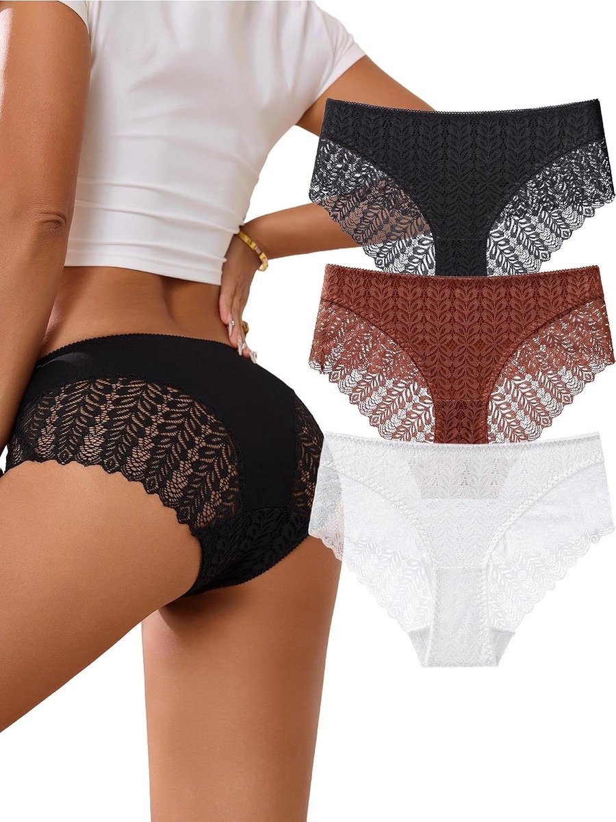 Ondergoed Kant Shorts Boy Shorts Sexy Ondeugende Slipjes Ademend Lichtgewicht Zachte Boyshorts Panty