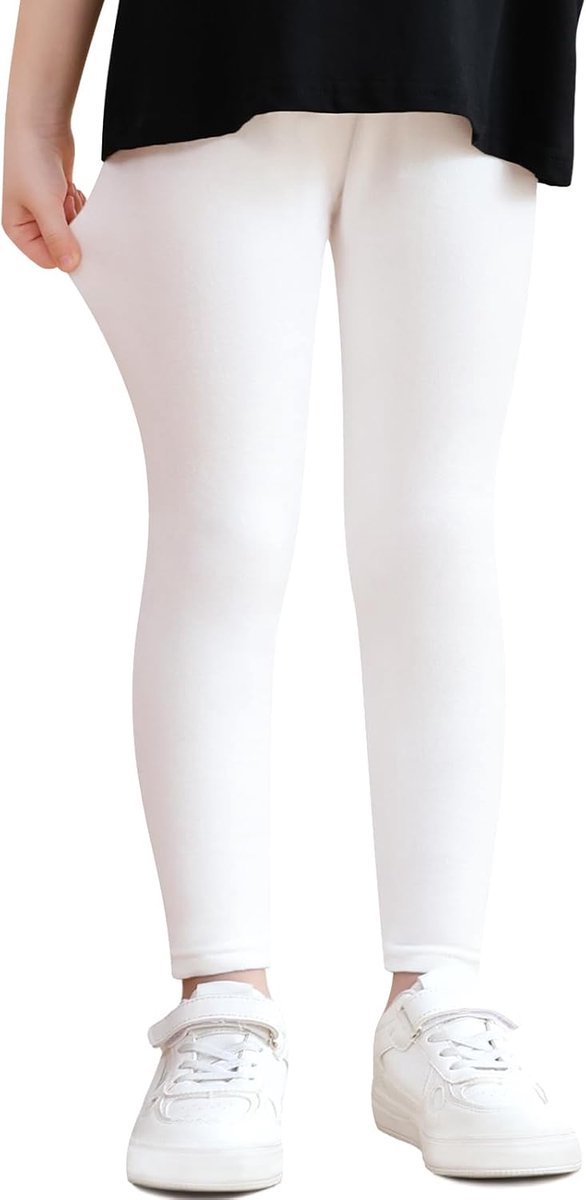 Leggings, effen, katoen, lange broek, leggings, panty