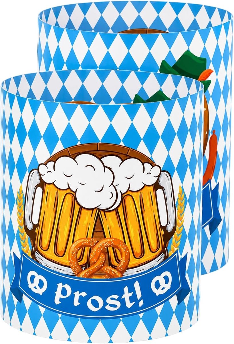 20 stuks Oktoberfest-deco, Beierse, Beieren, decoratie