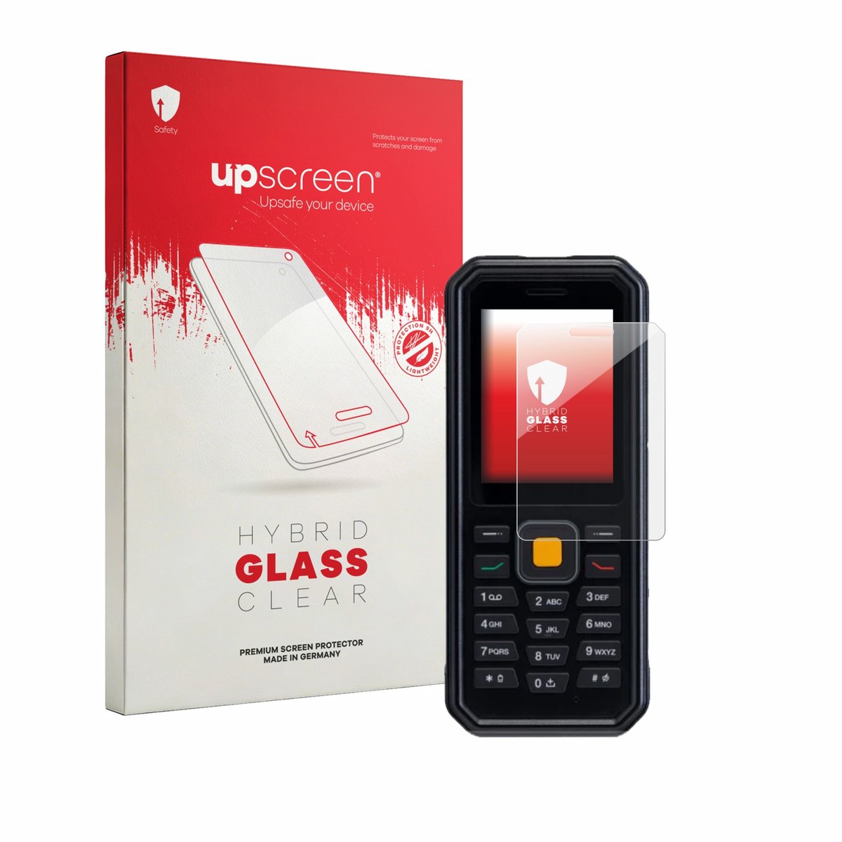 upscreen - Screenprotector voor JCB Tradesman 4 - Folie Beschermfolie Beschermglas transparant