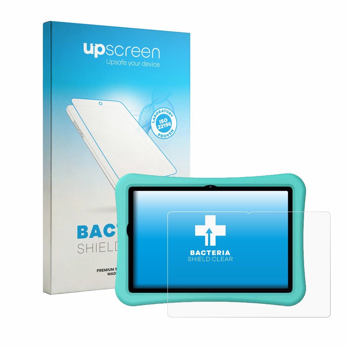 upscreen - Screenprotector voor Umidigi G2 Tab Kids - Folie Beschermfolie transparant antibacterieel