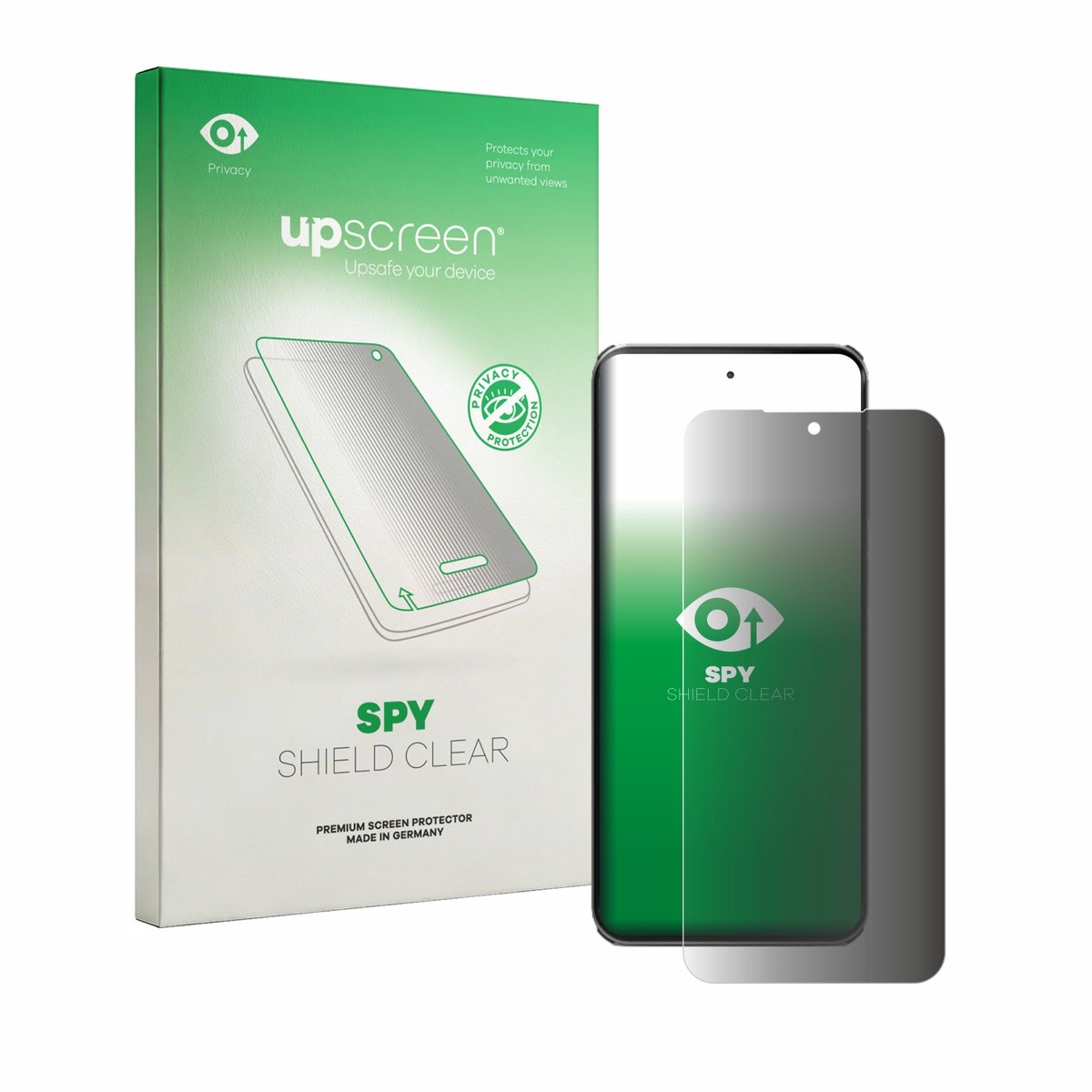 upscreen - privacy screenprotector voor Emporia Smart 8 - Folie Beschermfolie Blauwlichtfilter