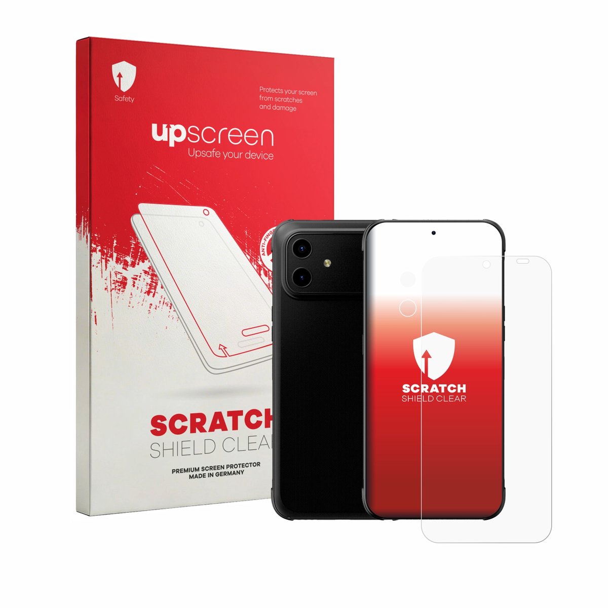 upscreen - Screenprotector voor Gigaset GX30 (Voor+Camera) - Folie Beschermfolie transparant